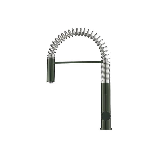 Flusso - Dixie - Semi-Professional Dual Spray Stainless Steel Kitchen Faucet With Pull Out