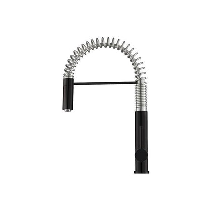 Flusso - Dixie - Semi-Professional Dual Spray Stainless Steel Kitchen Faucet With Pull Out