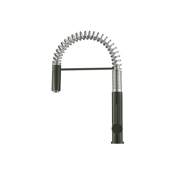 Flusso - Dixie - Semi-Professional Dual Spray Stainless Steel Kitchen Faucet With Pull Out
