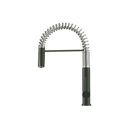 Flusso - Dixie - Semi-Professional Dual Spray Stainless Steel Kitchen Faucet With Pull Out