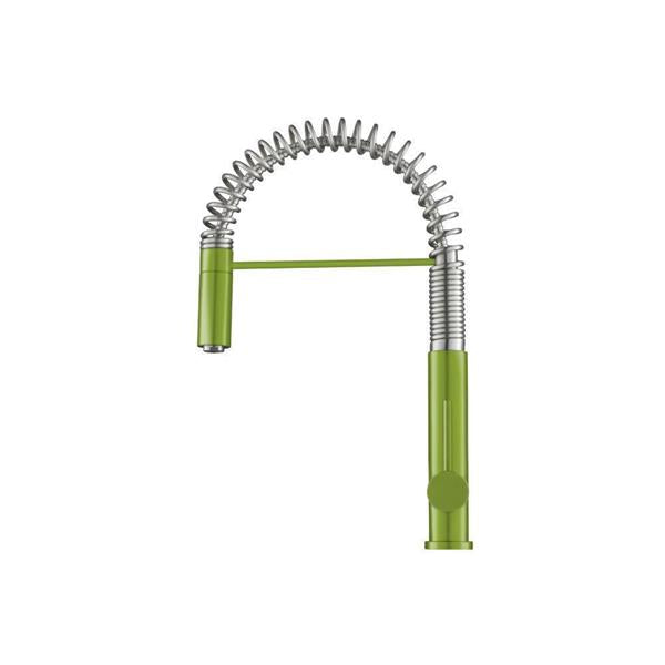 Flusso - Dixie - Semi-Professional Dual Spray Stainless Steel Kitchen Faucet With Pull Out