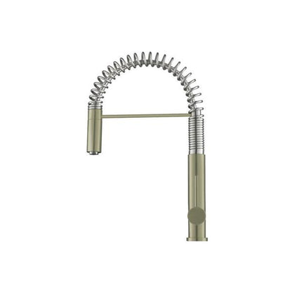 Flusso - Dixie - Semi-Professional Dual Spray Stainless Steel Kitchen Faucet With Pull Out