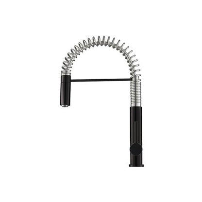 Flusso - Dixie - Semi-Professional Dual Spray Stainless Steel Kitchen Faucet With Pull Out