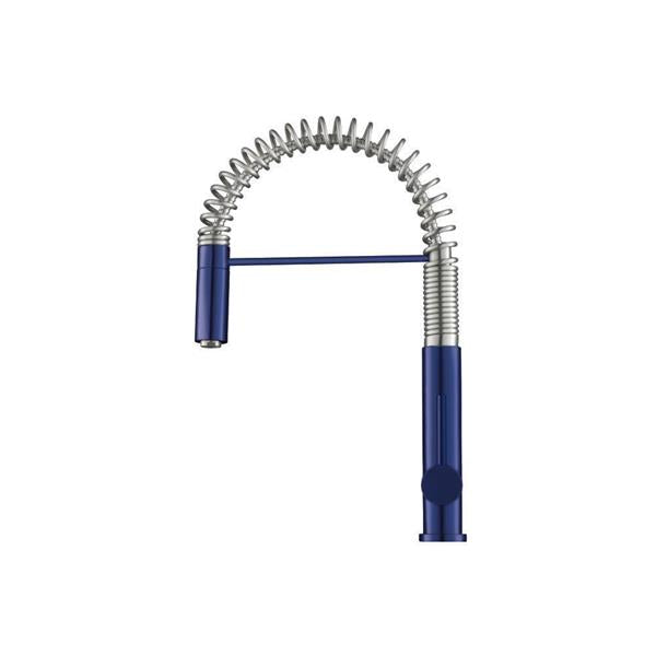 Flusso - Dixie - Semi-Professional Dual Spray Stainless Steel Kitchen Faucet With Pull Out