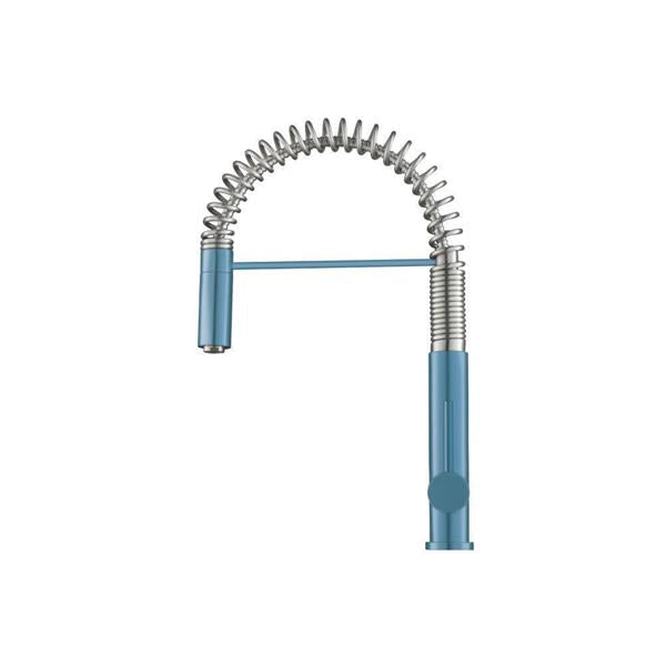 Flusso - Dixie - Semi-Professional Dual Spray Stainless Steel Kitchen Faucet With Pull Out