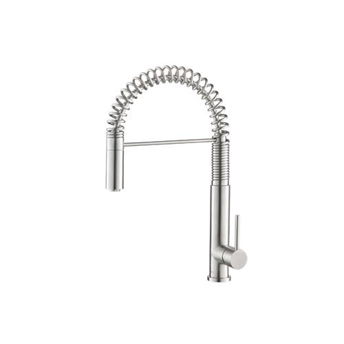 Isenberg - Dixie - Semi-Professional Dual Spray Stainless Steel Kitchen Faucet With Pull Out