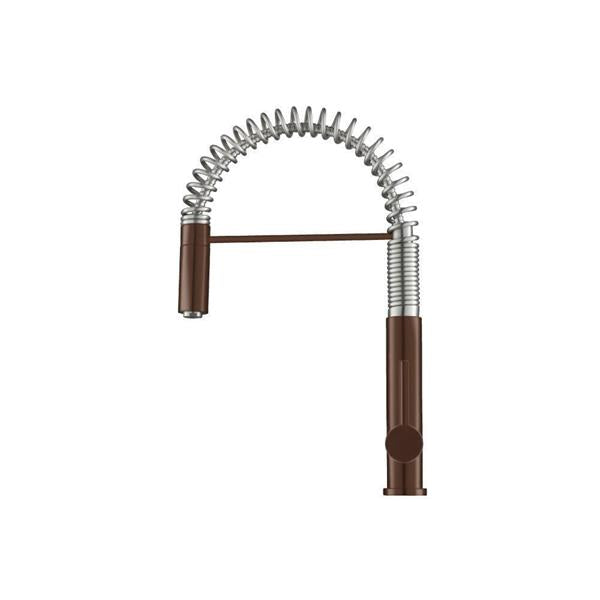 Flusso - Dixie - Semi-Professional Dual Spray Stainless Steel Kitchen Faucet With Pull Out
