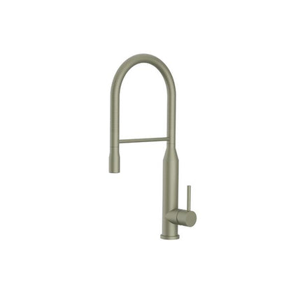 Flusso - Glatt - Semi-Professional Dual Spray Stainless Steel Kitchen Faucet With Pull Out