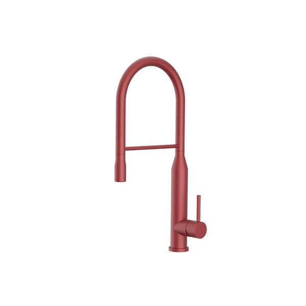 Flusso - Glatt - Semi-Professional Dual Spray Stainless Steel Kitchen Faucet With Pull Out