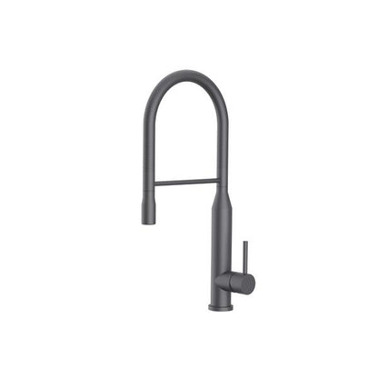 Flusso - Glatt - Semi-Professional Dual Spray Stainless Steel Kitchen Faucet With Pull Out