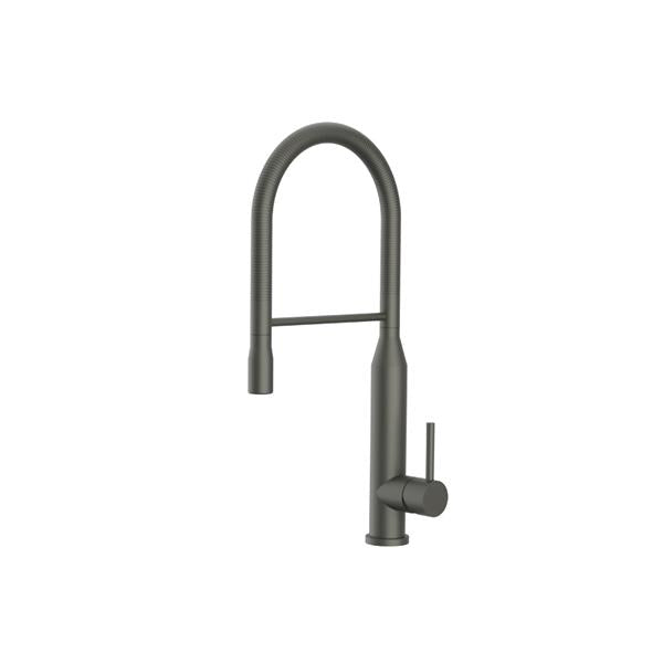 Flusso - Glatt - Semi-Professional Dual Spray Stainless Steel Kitchen Faucet With Pull Out