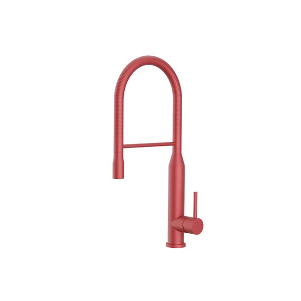 Flusso - Glatt - Semi-Professional Dual Spray Stainless Steel Kitchen Faucet With Pull Out