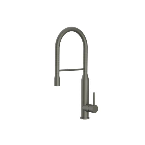Flusso - Glatt - Semi-Professional Dual Spray Stainless Steel Kitchen Faucet With Pull Out