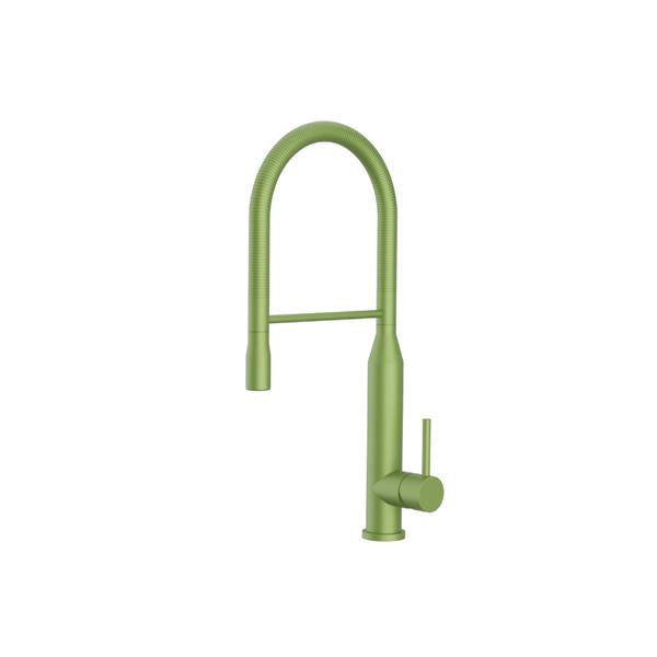 Flusso - Glatt - Semi-Professional Dual Spray Stainless Steel Kitchen Faucet With Pull Out