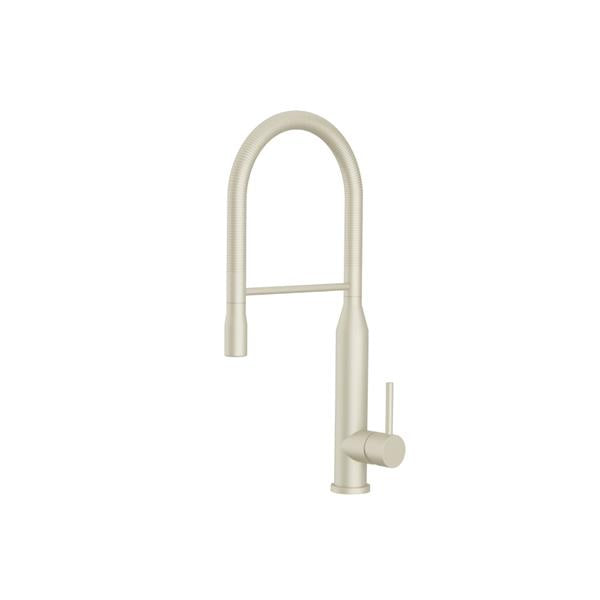 Flusso - Glatt - Semi-Professional Dual Spray Stainless Steel Kitchen Faucet With Pull Out