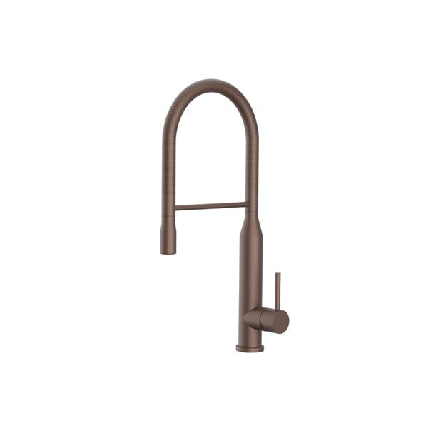 Flusso - Glatt - Semi-Professional Dual Spray Stainless Steel Kitchen Faucet With Pull Out