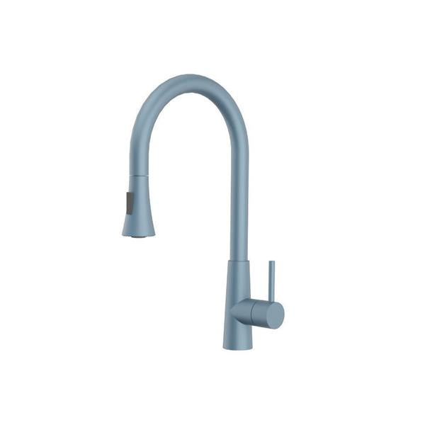 Flusso - Zest - Dual Spray Stainless Steel Kitchen Faucet With Pull Out