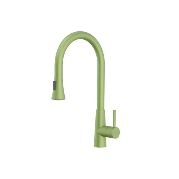 Flusso - Zest - Dual Spray Stainless Steel Kitchen Faucet With Pull Out
