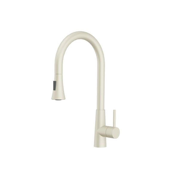 Flusso - Zest - Dual Spray Stainless Steel Kitchen Faucet With Pull Out
