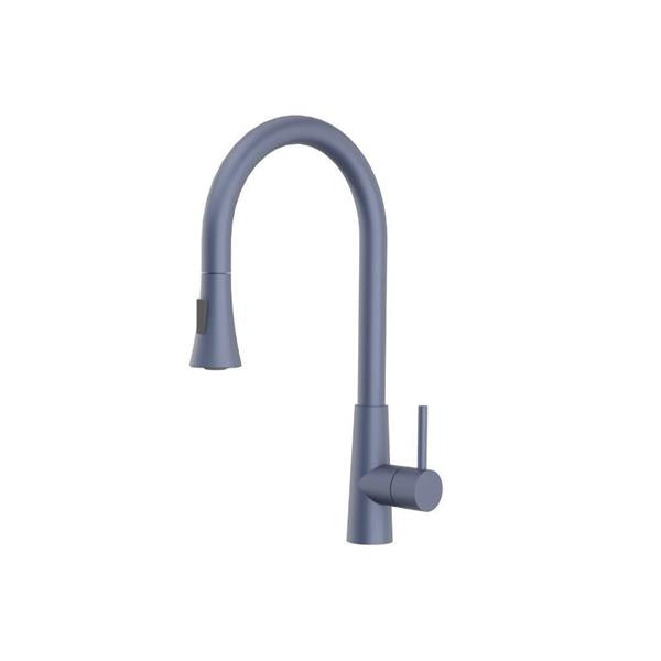 Flusso - Zest - Dual Spray Stainless Steel Kitchen Faucet With Pull Out