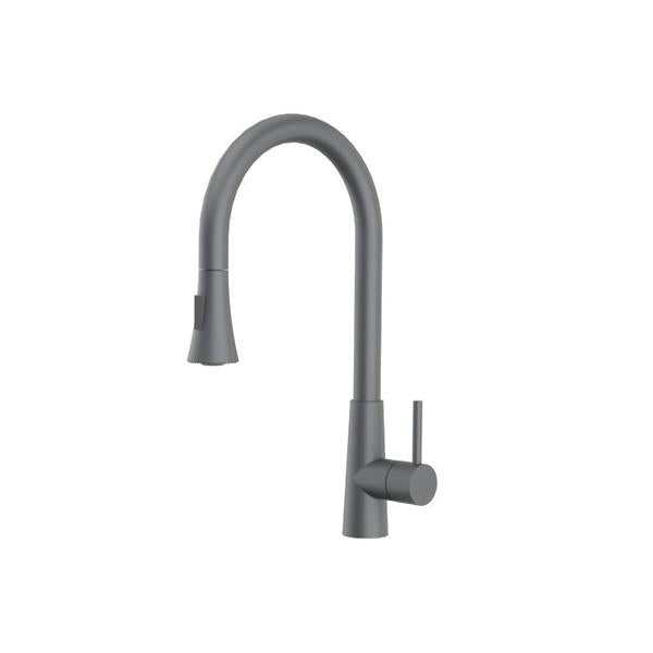 Flusso - Zest - Dual Spray Stainless Steel Kitchen Faucet With Pull Out