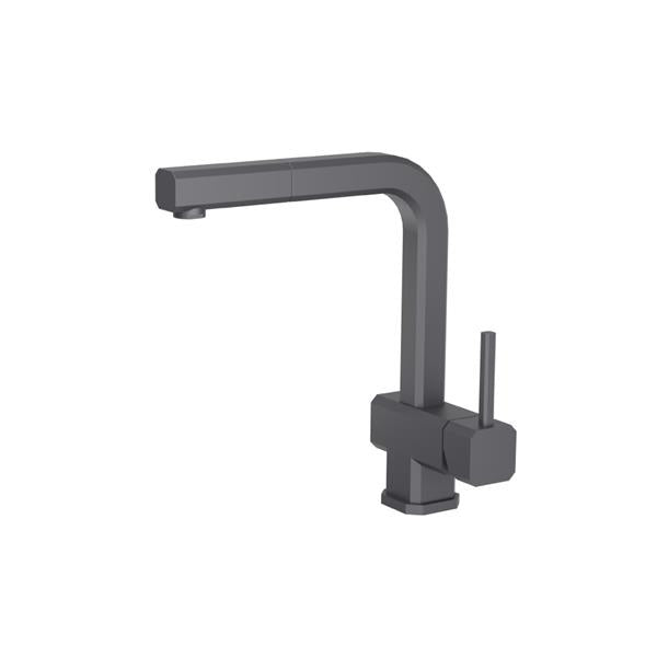 Flusso - Cito - Dual Spray Stainless Steel Kitchen Faucet With Pull Out