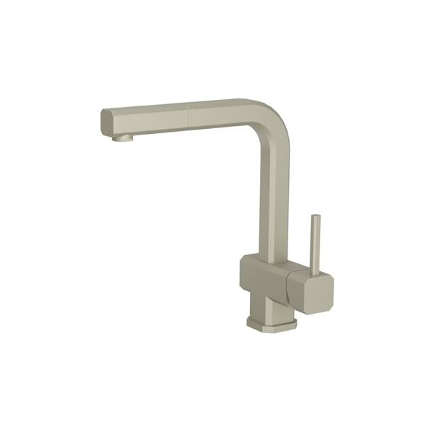 Flusso - Cito - Dual Spray Stainless Steel Kitchen Faucet With Pull Out
