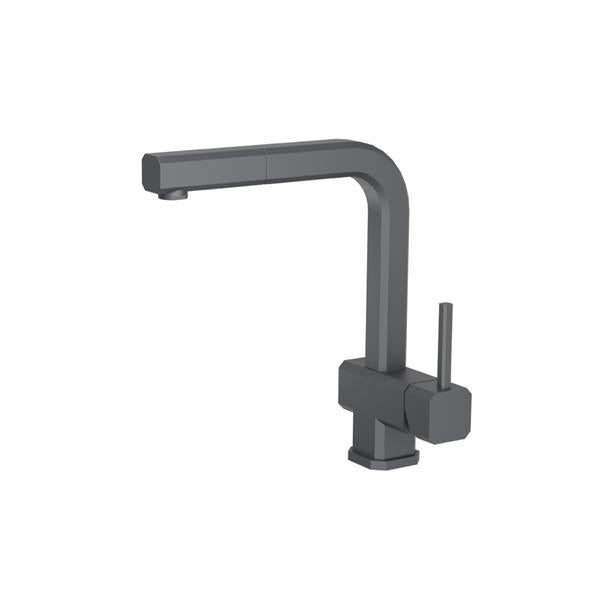 Flusso - Cito - Dual Spray Stainless Steel Kitchen Faucet With Pull Out