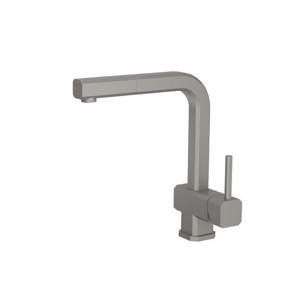 Flusso - Cito - Dual Spray Stainless Steel Kitchen Faucet With Pull Out