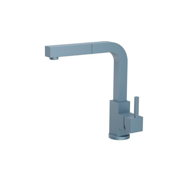 Flusso - Deus - Dual Spray Stainless Steel Kitchen Faucet With Pull Out