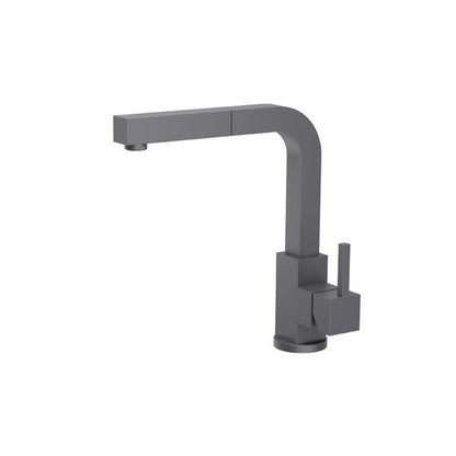Flusso - Deus - Dual Spray Stainless Steel Kitchen Faucet With Pull Out