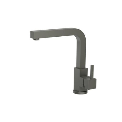 Flusso - Deus - Dual Spray Stainless Steel Kitchen Faucet With Pull Out