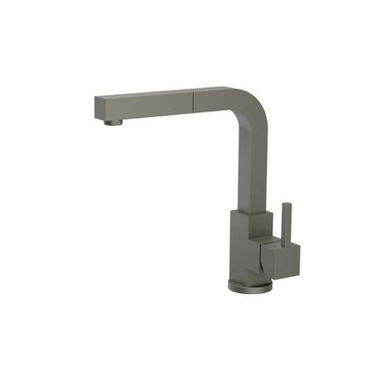 Flusso - Deus - Dual Spray Stainless Steel Kitchen Faucet With Pull Out