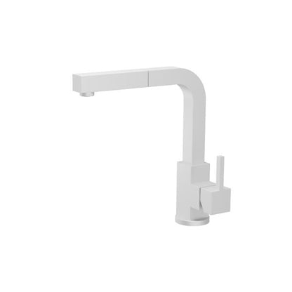 Flusso - Deus - Dual Spray Stainless Steel Kitchen Faucet With Pull Out
