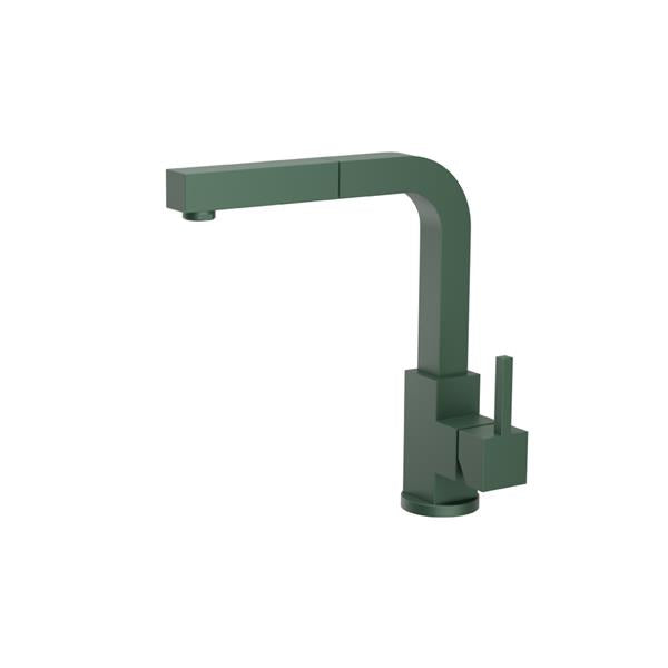 Flusso - Deus - Dual Spray Stainless Steel Kitchen Faucet With Pull Out