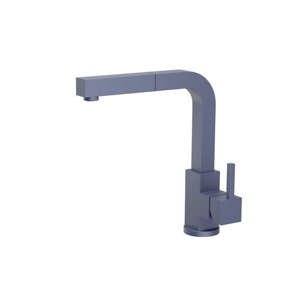 Flusso - Deus - Dual Spray Stainless Steel Kitchen Faucet With Pull Out