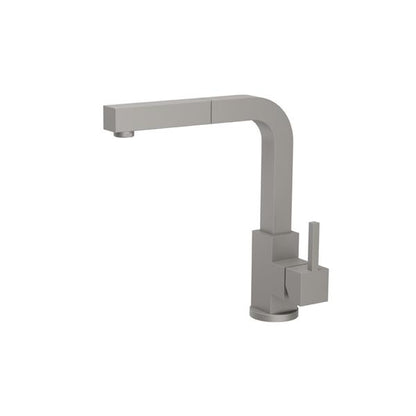 Flusso - Deus - Dual Spray Stainless Steel Kitchen Faucet With Pull Out