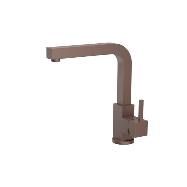 Flusso - Deus - Dual Spray Stainless Steel Kitchen Faucet With Pull Out