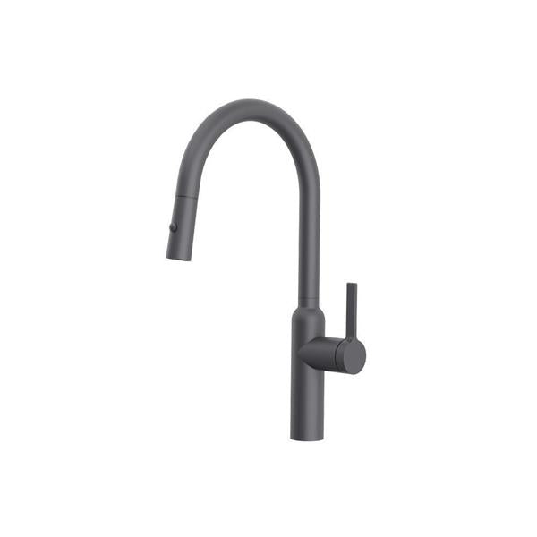 Flusso - Ziel - Dual Spray Stainless Steel Kitchen Faucet With Pull Out