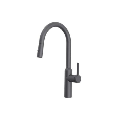 Flusso - Ziel - Dual Spray Stainless Steel Kitchen Faucet With Pull Out