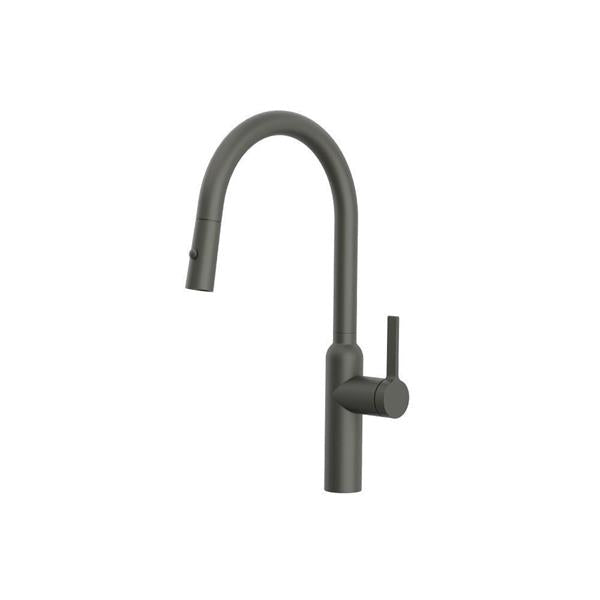 Flusso - Ziel - Dual Spray Stainless Steel Kitchen Faucet With Pull Out