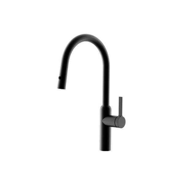 Flusso - Ziel - Dual Spray Stainless Steel Kitchen Faucet With Pull Out