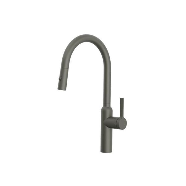 Flusso - Ziel - Dual Spray Stainless Steel Kitchen Faucet With Pull Out