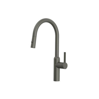 Flusso - Ziel - Dual Spray Stainless Steel Kitchen Faucet With Pull Out