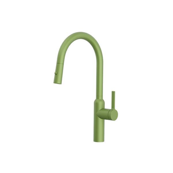 Flusso - Ziel - Dual Spray Stainless Steel Kitchen Faucet With Pull Out