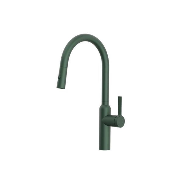 Flusso - Ziel - Dual Spray Stainless Steel Kitchen Faucet With Pull Out