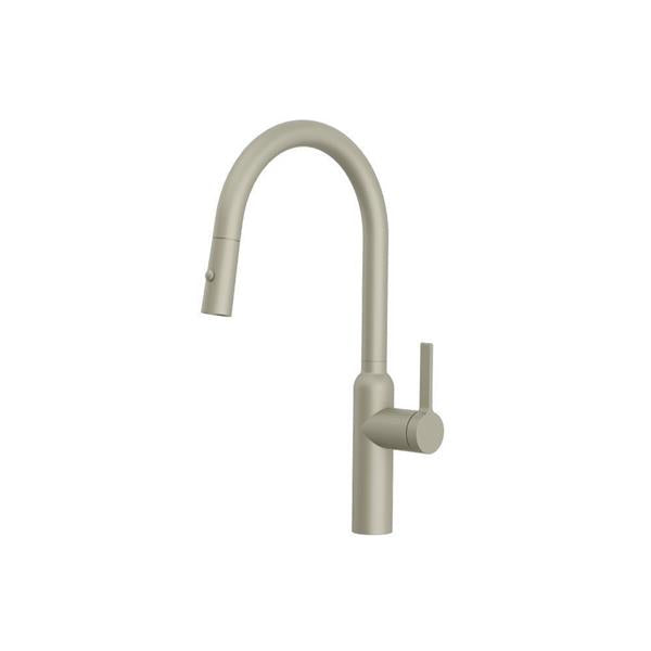 Flusso - Ziel - Dual Spray Stainless Steel Kitchen Faucet With Pull Out
