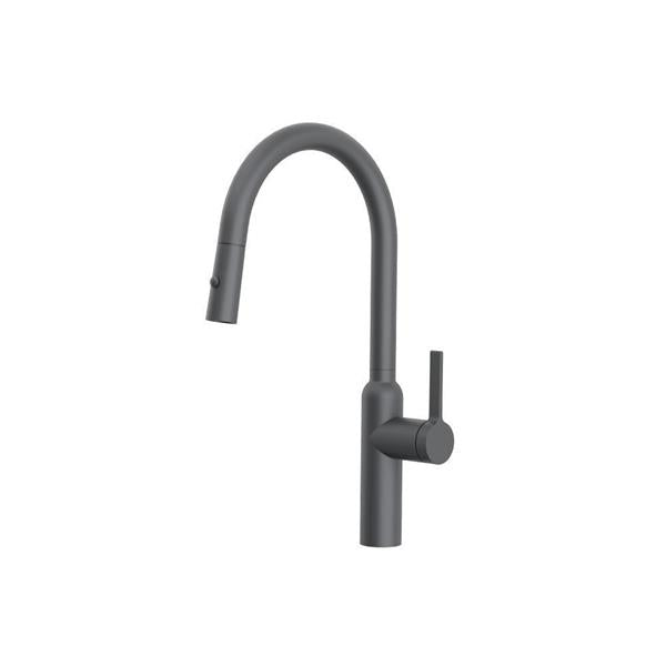 Flusso - Ziel - Dual Spray Stainless Steel Kitchen Faucet With Pull Out