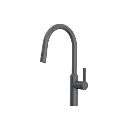 Flusso - Ziel - Dual Spray Stainless Steel Kitchen Faucet With Pull Out