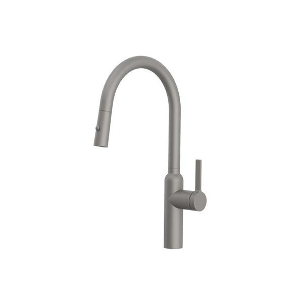 Flusso - Ziel - Dual Spray Stainless Steel Kitchen Faucet With Pull Out